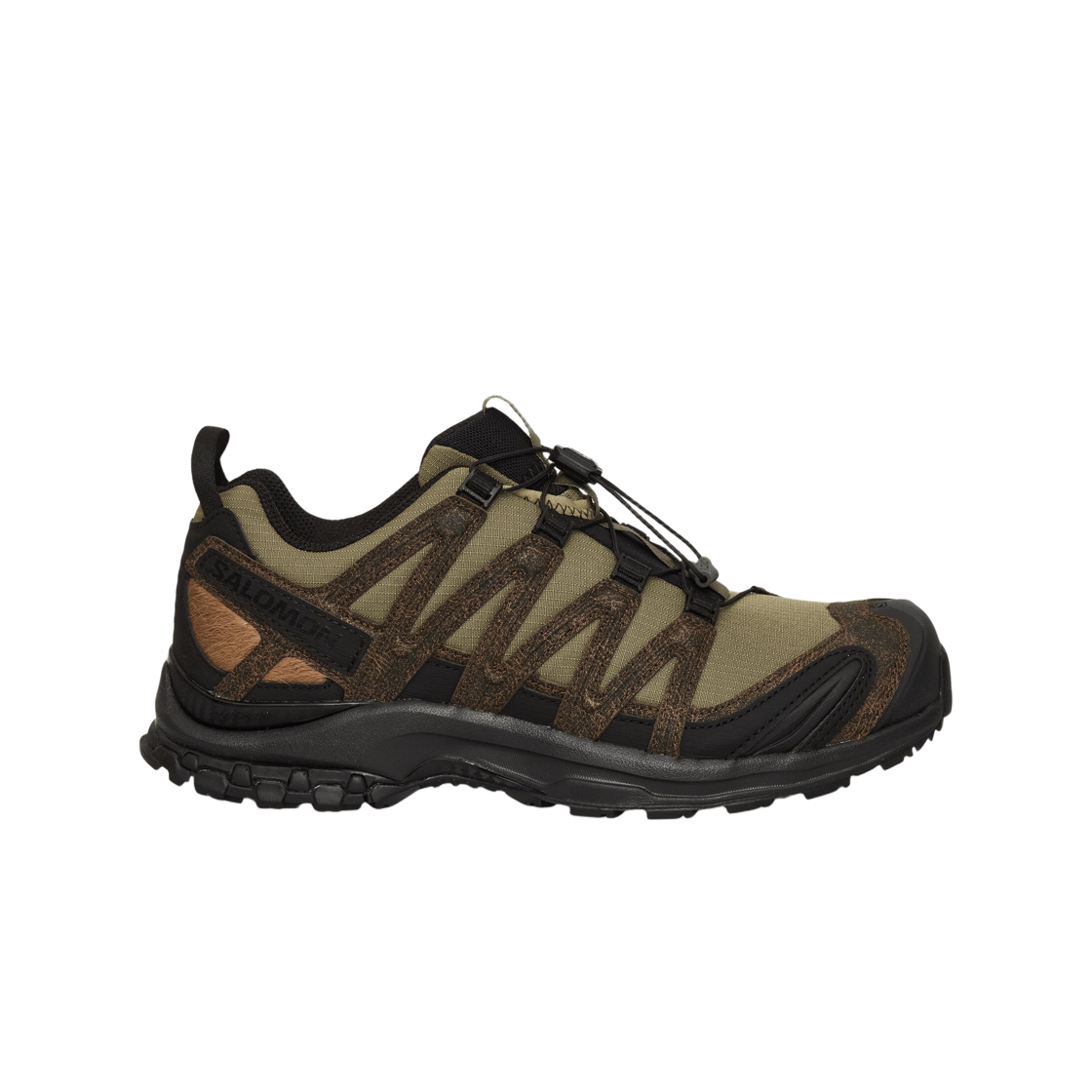 살로몬 XA 프로 3D 디스트레스 레더 다크 어스 블랙(Salomon XA Pro 3D Distressed Leather Dark Earth Black)