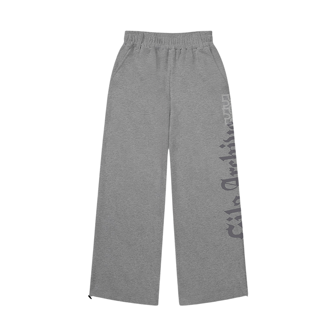 GL25FABT03GY Gila Archive Side Cross Logo Sweatpants Grey