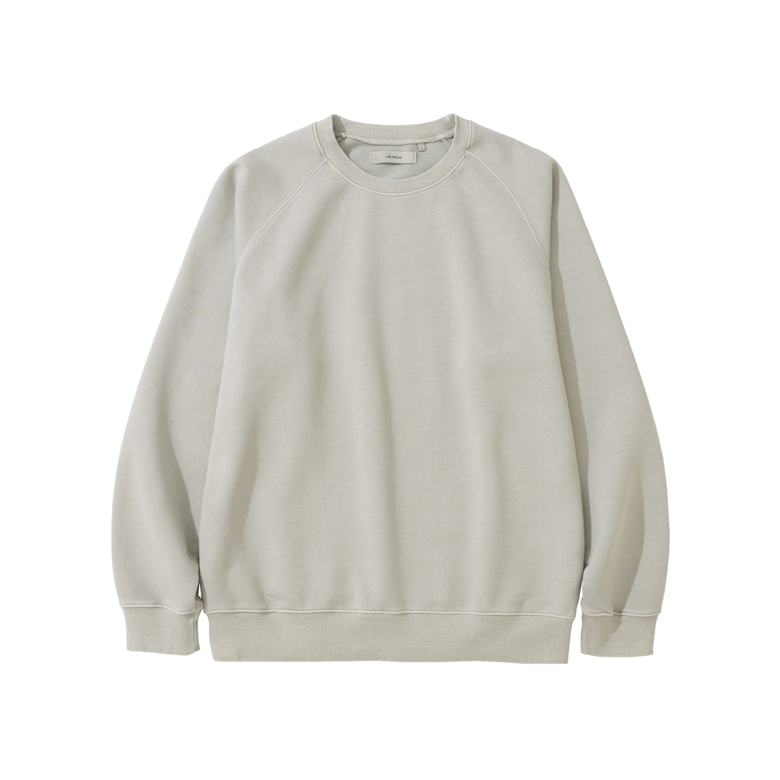 25FWLAB12SS001 LAB TWELVE All Season Vintage Washed Sweatshirt(Light Beige)