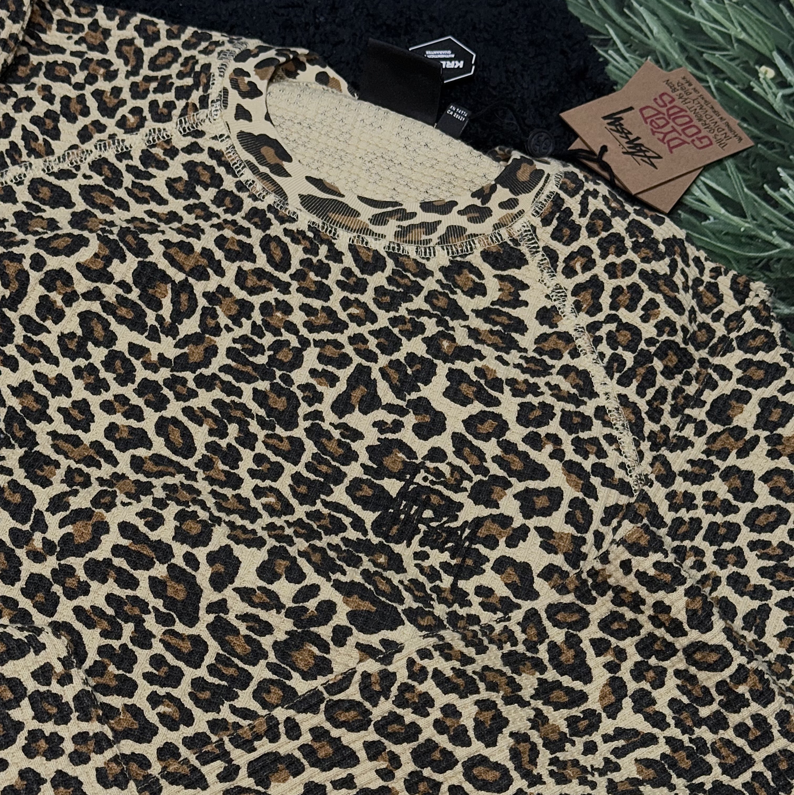 Stussy Raglan Thermal LS Crew Sand Camo, Stussy Basic Thermal Woodland Camo 착용 스타일 - 3