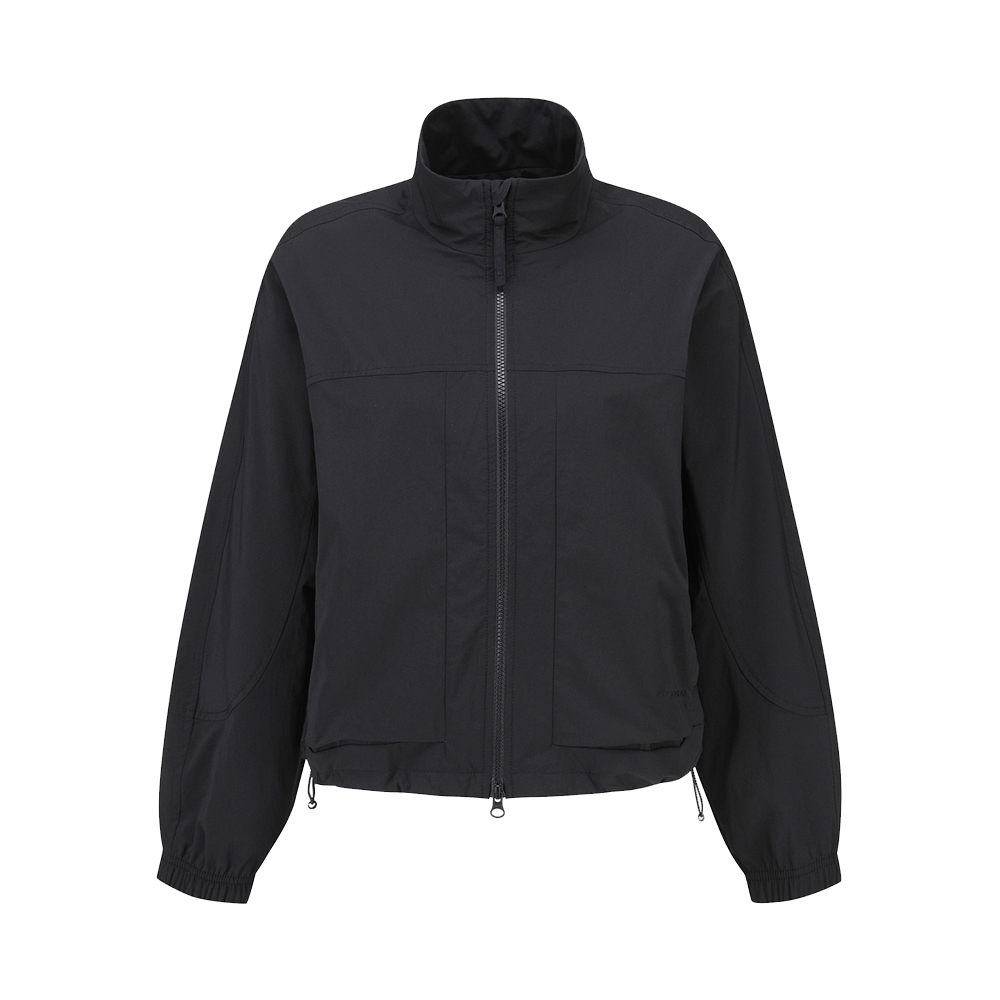 하이드로겐 여성 AIRFLEX 우븐 바람막이 블랙(HYDROGEN Women's AIRFLEX Woven Windbreaker Black)