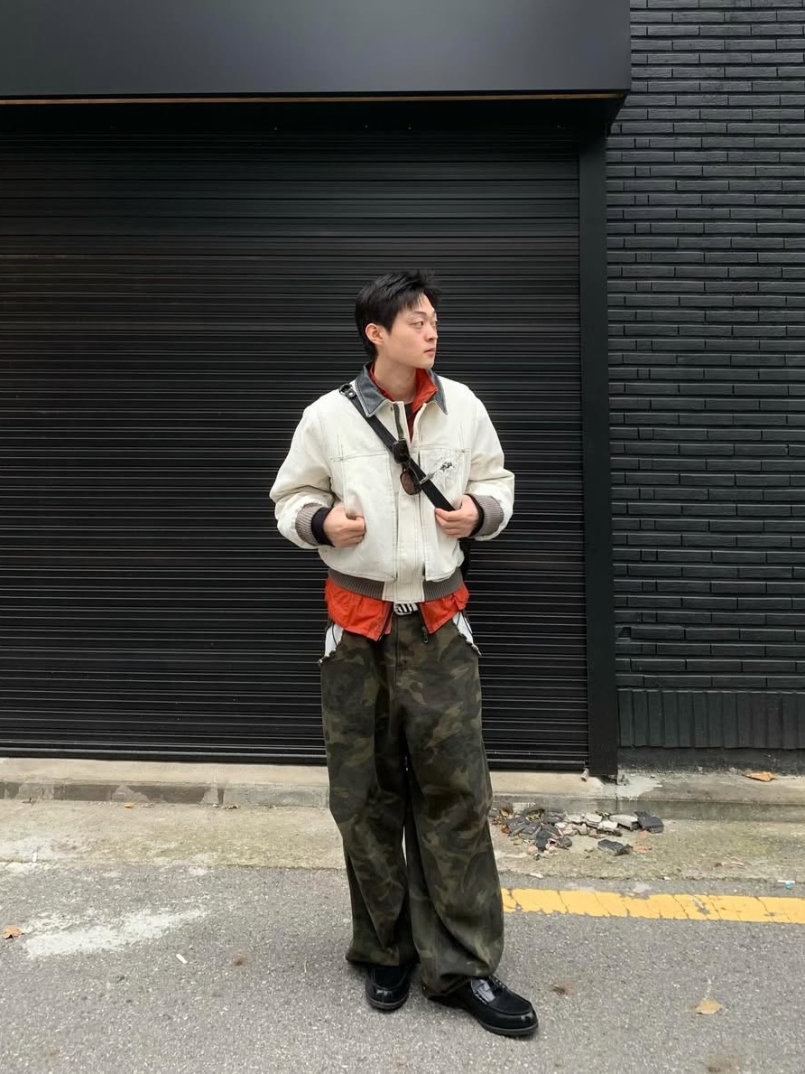 HARUTA X Insane Garage IG906 Black Penny Loafer 착용 스타일 - 7
