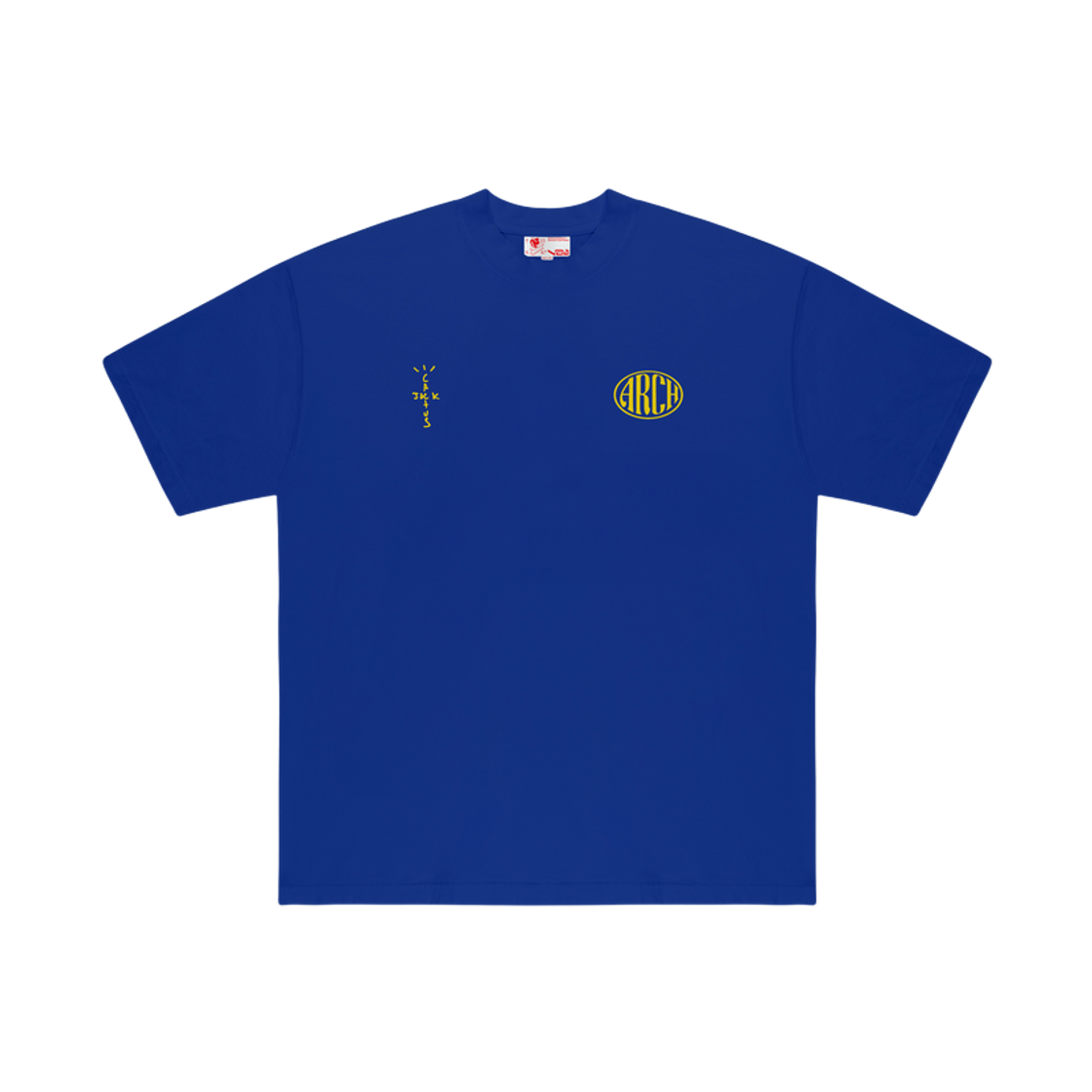 트래비스 스캇 캑터스 잭 x 아치 캑터스 스케이트 티셔츠 블루(Travis Scott Cactus Jack x ARCH Cactus Skate T-Shirt Blue) - 1