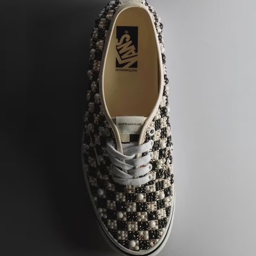 Vans Slip-On Checkerboard 착용 스타일 - 2