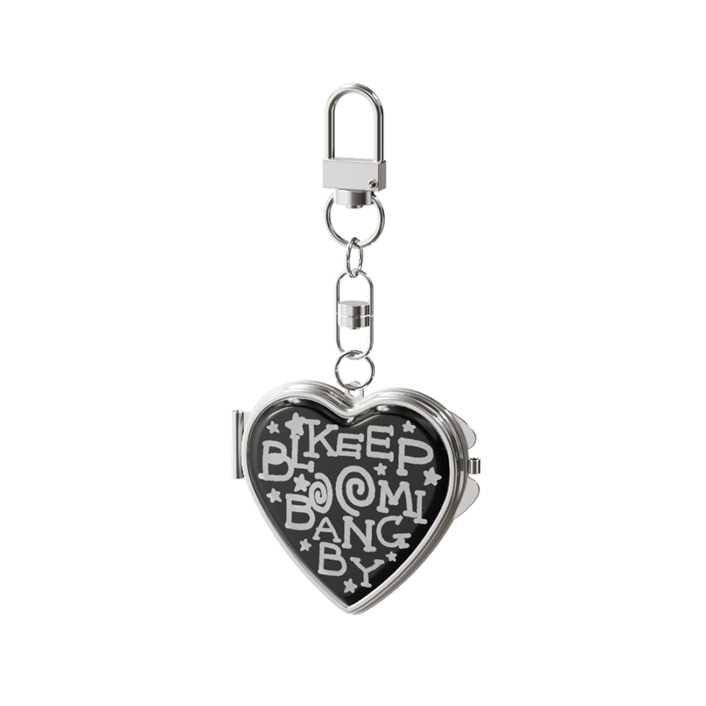 어프어프 리틀 바이 리틀 하트 거울키링(earpearp Little by Little Heart Mirror Key Chain)