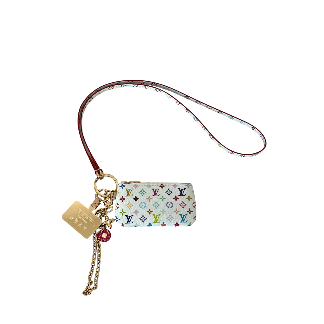 루이비통 X 타카시 무라카미 스트랩 폰 홀더 참(Louis Vuitton X Takashi Murakami Strap Phone Holder Charm)