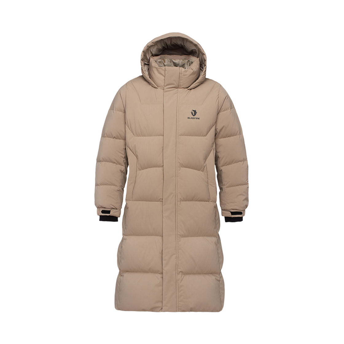 1BYPAWU901BE Black Yak Max Bench Down Jacket #3 Beige