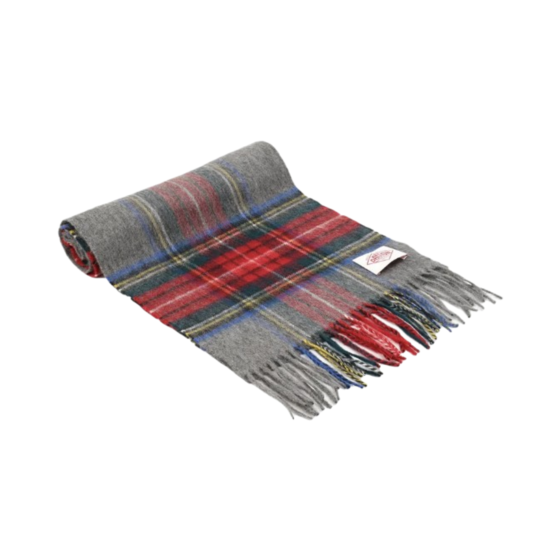 DT-H0226 Danton Wool Cashmere Muffler Grey Stewart