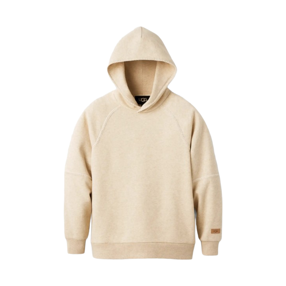 (W) 어그 클래식 후드 샌드 헤더((W) UGG Classic Hoodie Sand Heather)