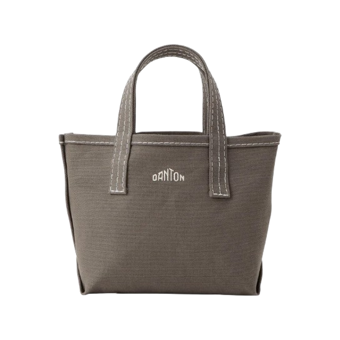 단톤 보주 쁘띠 코튼 캔버스 토트백 다크 그레이(Danton Vosges Petit Cotton Canvas Tote Bag Dark Grey)
