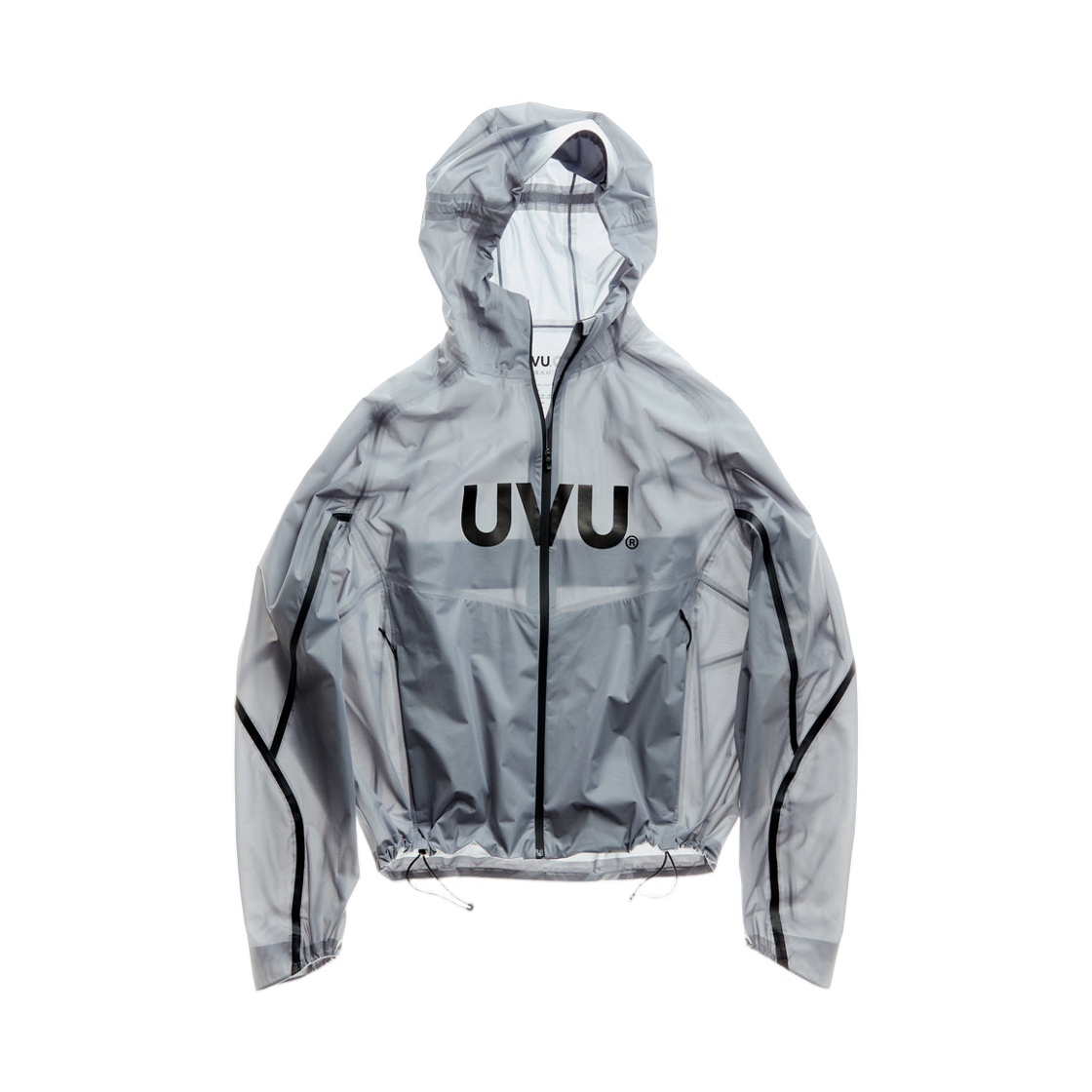 UVU 러닝 레인 자켓 그레이(UVU Running Rain Jacket Grey)