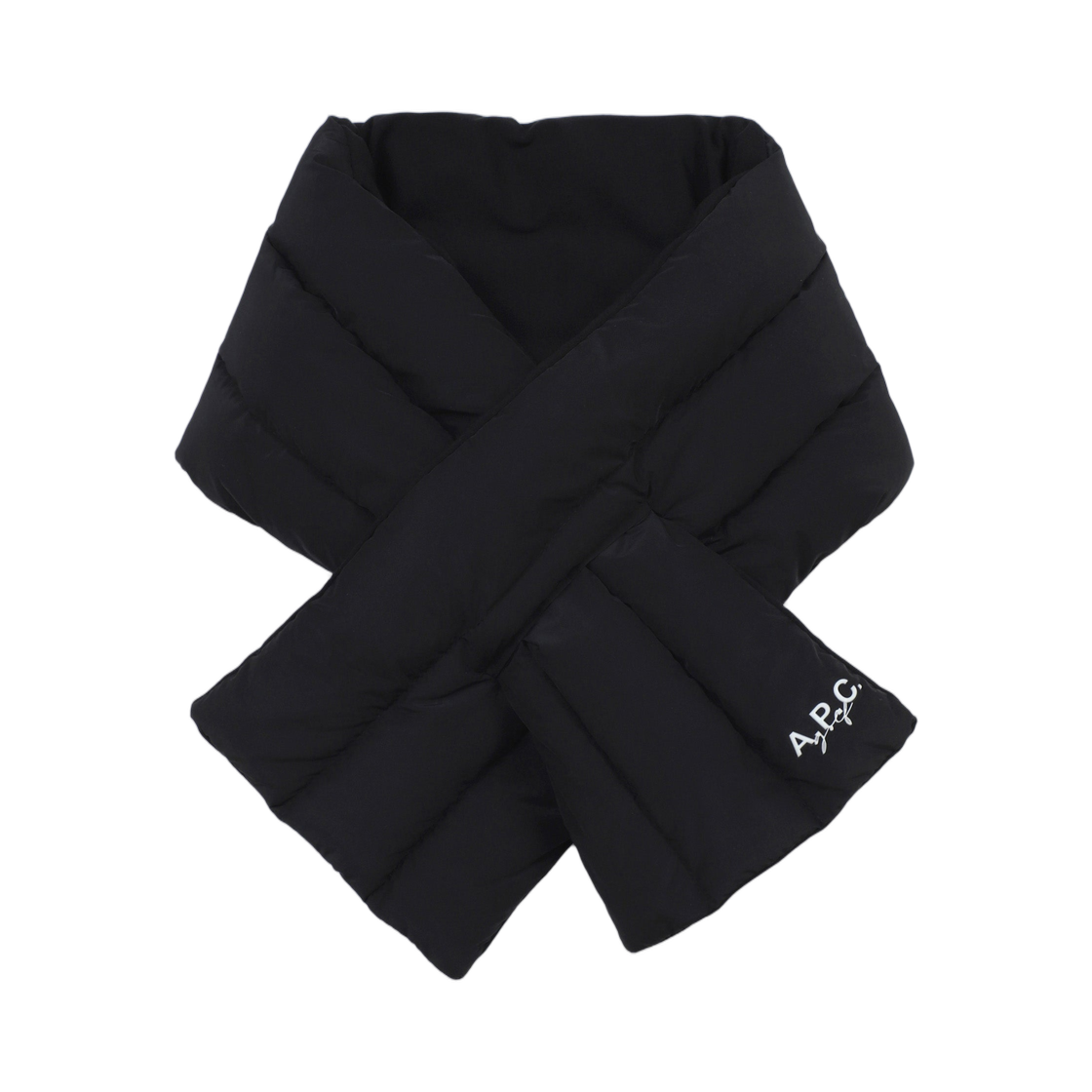 아페쎄 퀼티드 스카프 누아(A.P.C. Quilted Scarf Noir)