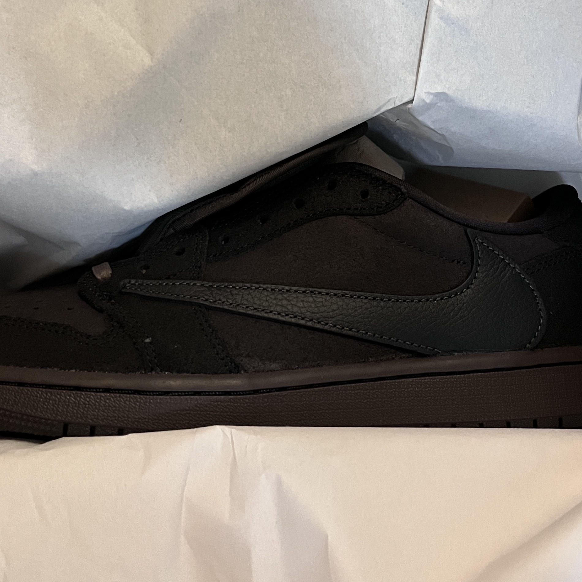 (PS) Jordan 1 x Travis Scott Retro Low OG SP Velvet Brown and Dark Mocha 착용 스타일