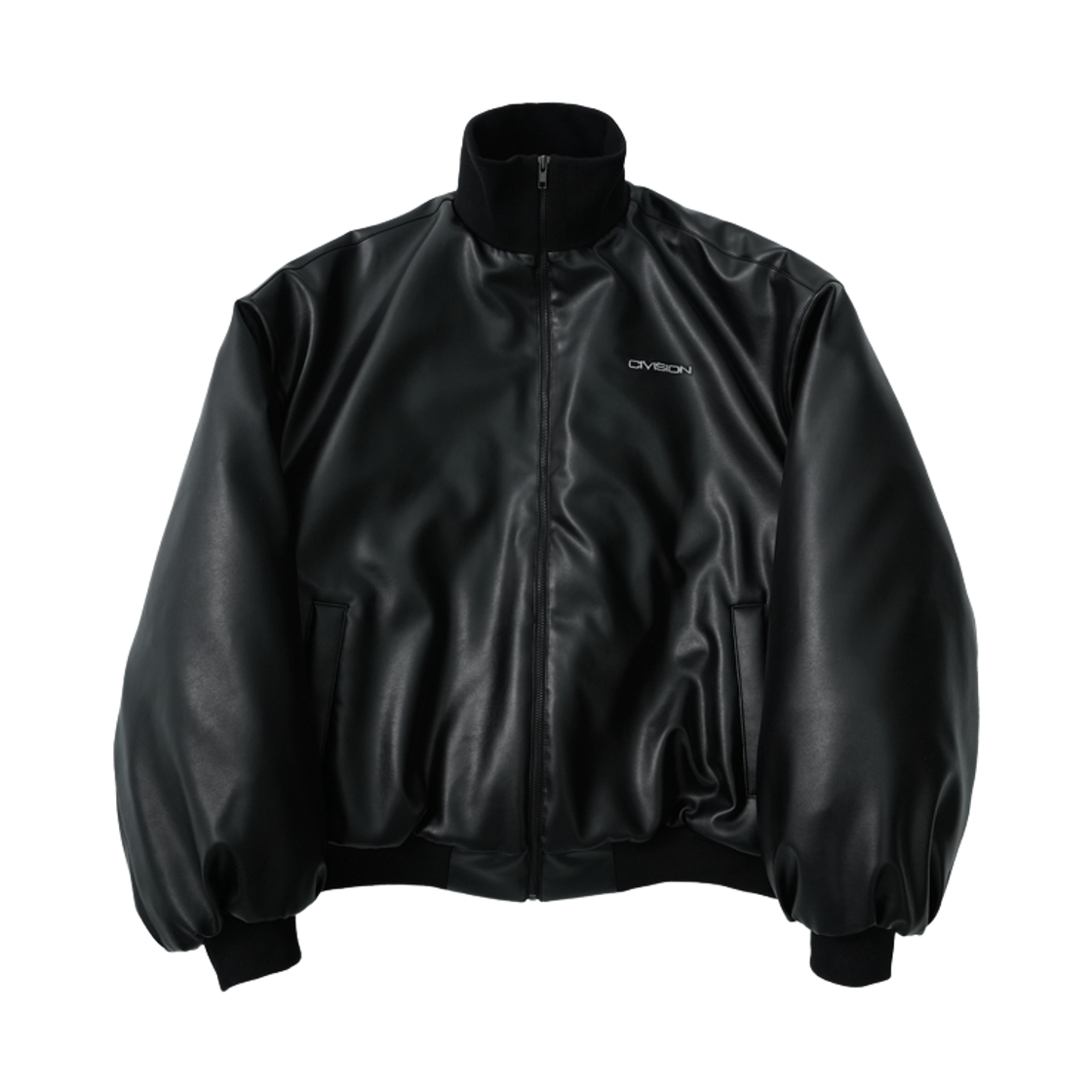 CVS25FWLJKBK003 Civision by CSC Artificial Easy Leather Bomber Jacket