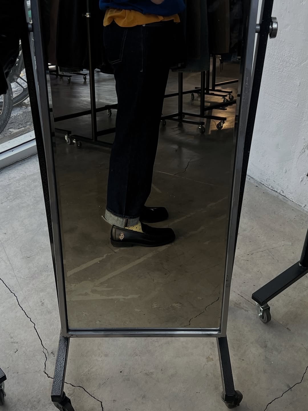 HARUTA X Insane Garage IG906 Black Penny Loafer 착용 스타일 - 8