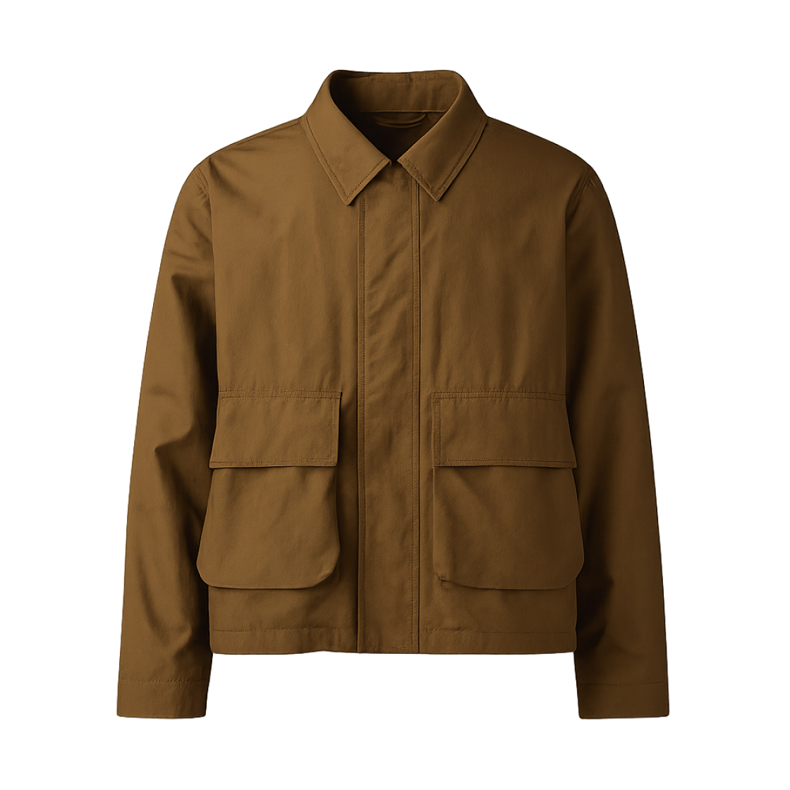 유니클로 C 코튼 숏 블루종 브라운 - KR(Uniqlo C Cotton Short Blouson Brown - KR)