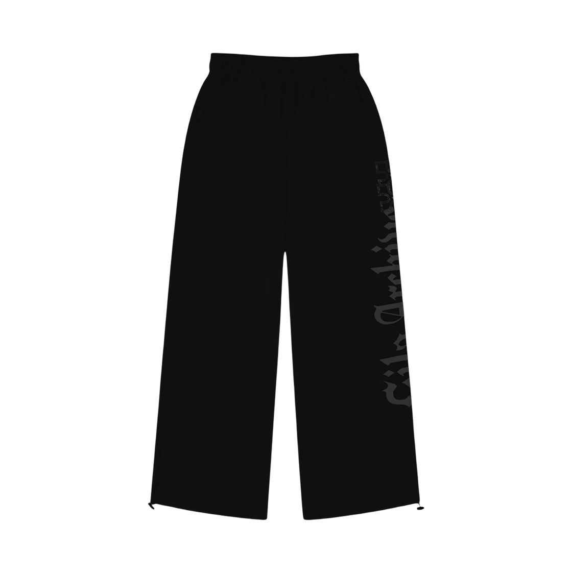 GL25FABT03BK Gila Archive Side Cross Logo Sweatpants Black