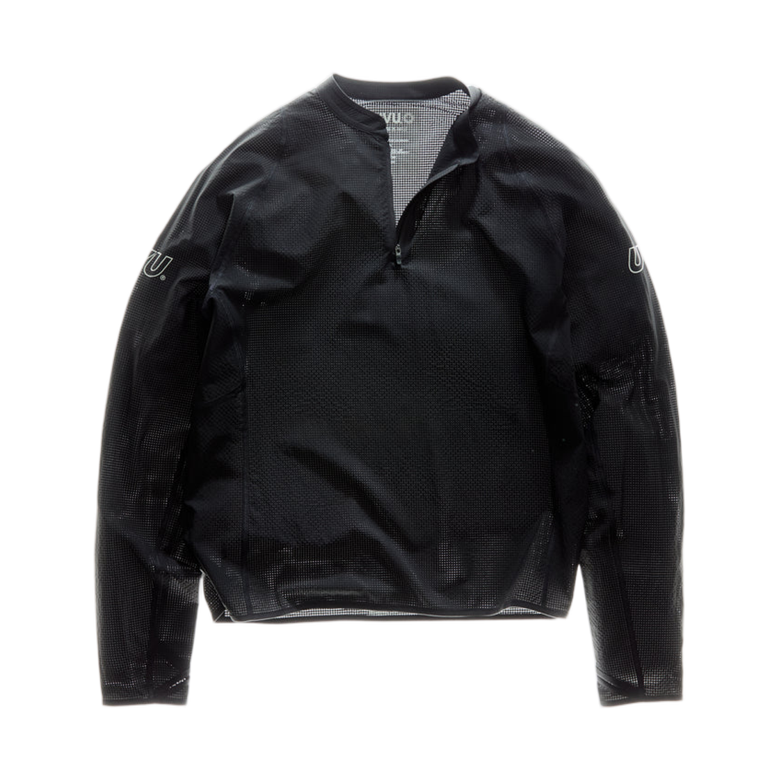 UVU 러닝 1/4 집 블랙(UVU Running 1/4 Zip Black)