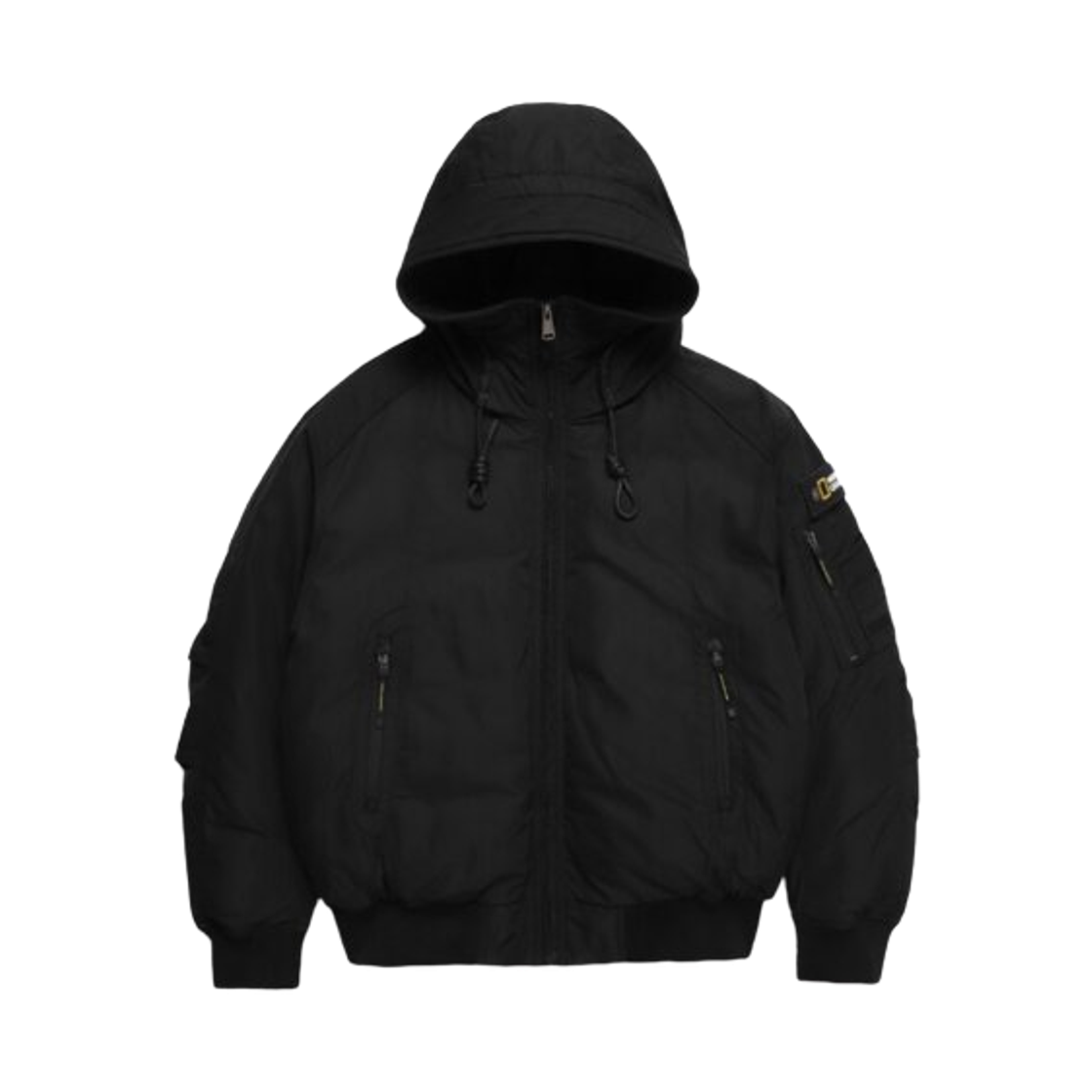 N244UDW040 National Geographic Apparel Down Jumper Carbon Black