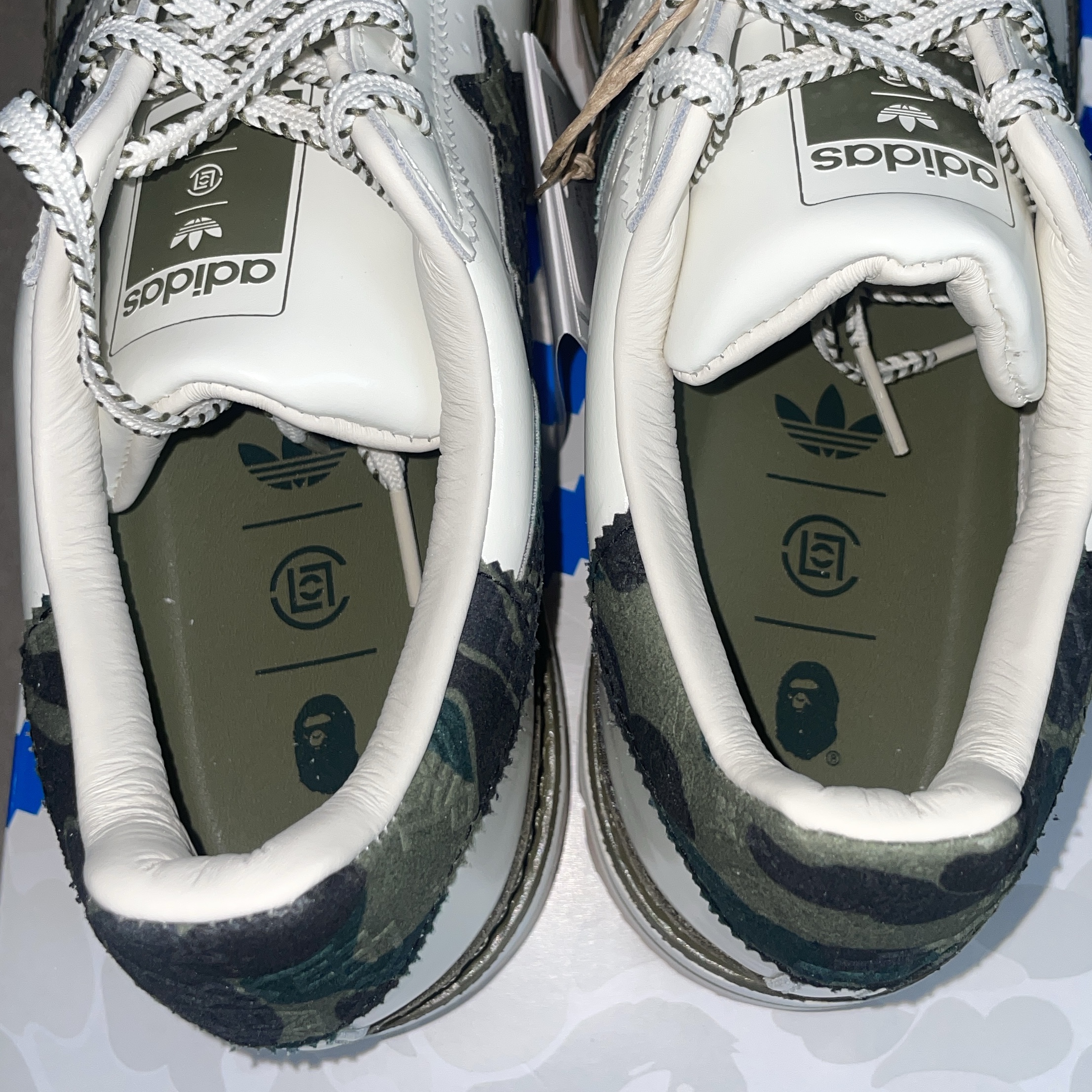 Adidas x BAPE x Edison Chen Clot Superstar Off White Branch 착용 스타일 - 4