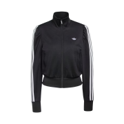 (W) Adidas Originals Elevated Sleeve FB Track Top Black - KR Sizing