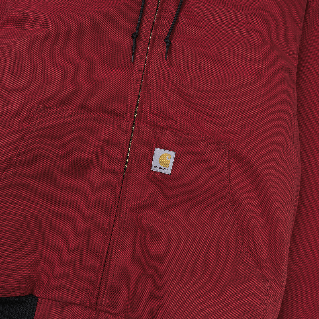 칼하트 루즈핏 레귤러 펌 덕 플란넬 라인드 액티브 자켓 인더스트리 레드(Carhartt Loose Fit Regular Firm Duck Flannel Lined Active Jacket Industry Red) - 4