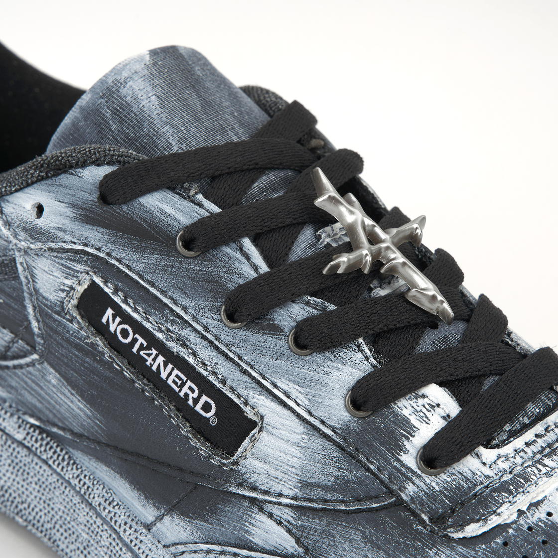 리복 x 낫포너드 클럽씨 85 베일드 블랙(Reebok X NOT4NERD Club C 85 Veiled Black) - 7