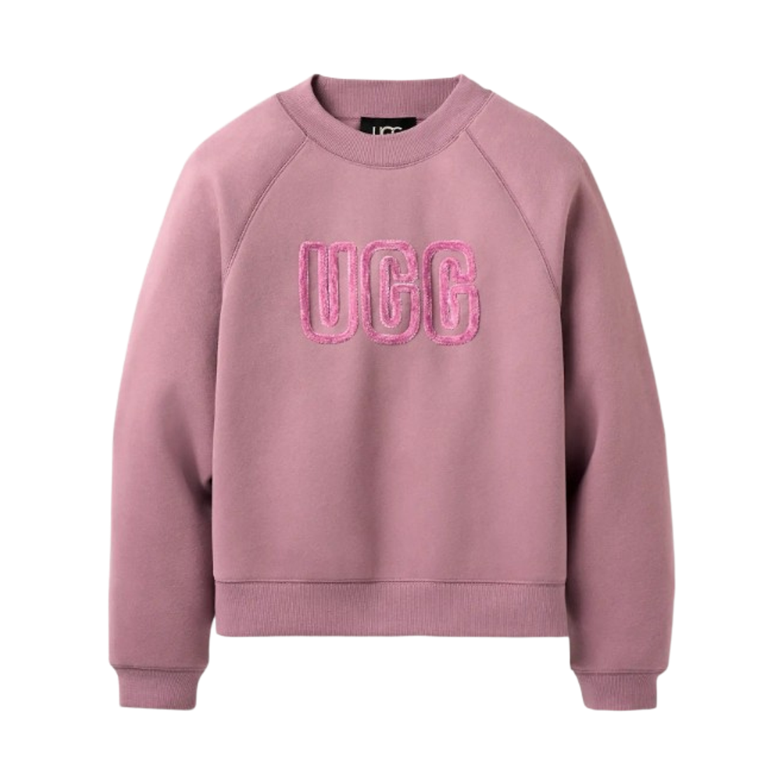 (W) 어그 어그 로고 크루넥 섀도우((W) UGG UGG Logo Crewneck Shadow)