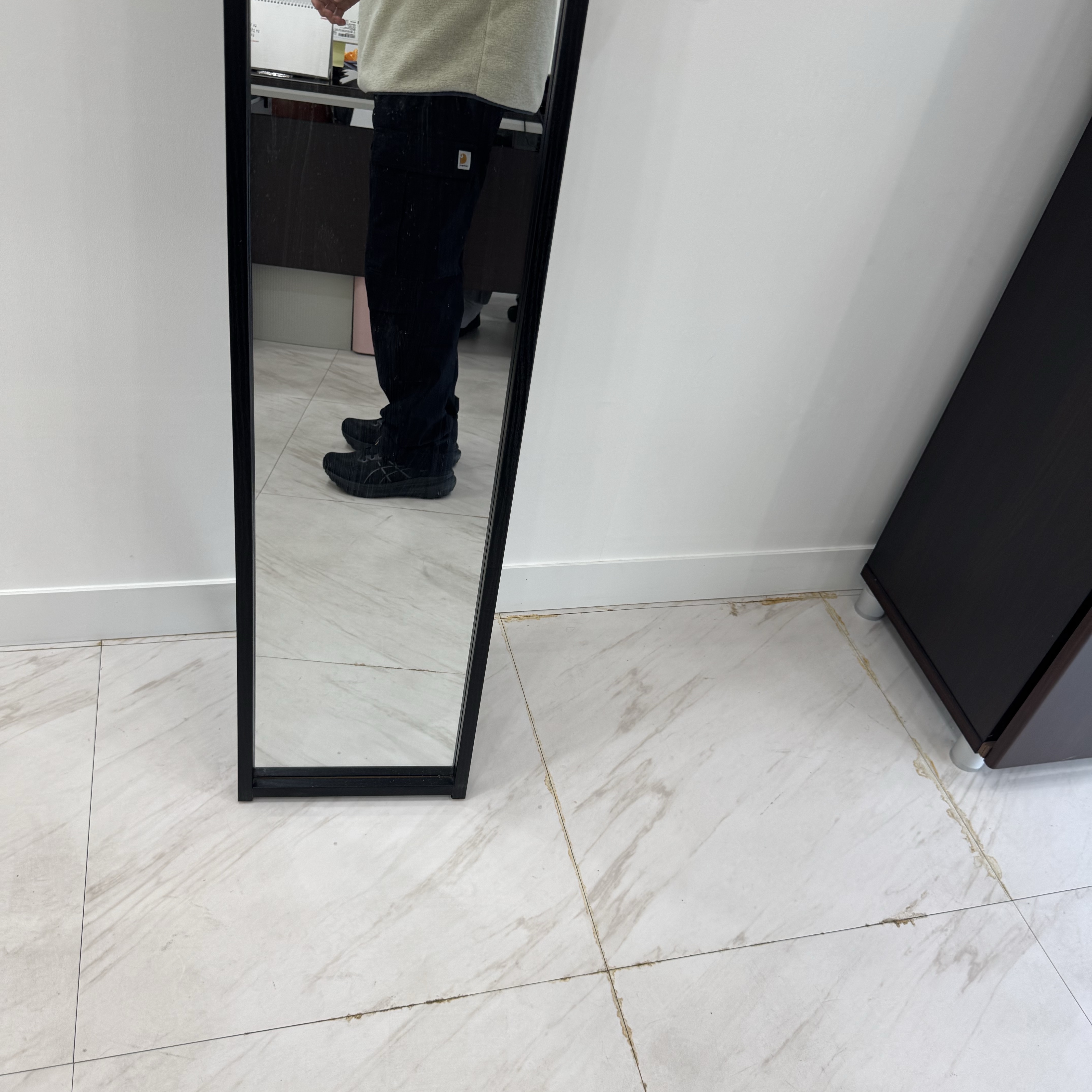 Carhartt WIP Columbia Ripstop Regular Cargo Pants Black, Asics Gel-Kayano 31 Black - 4E Extra Wide 착용 스타일 - 2