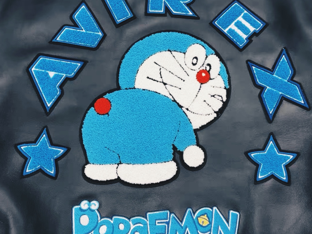 Palace x Doraemon Avirex Jacket Black - 25FW 착용 스타일