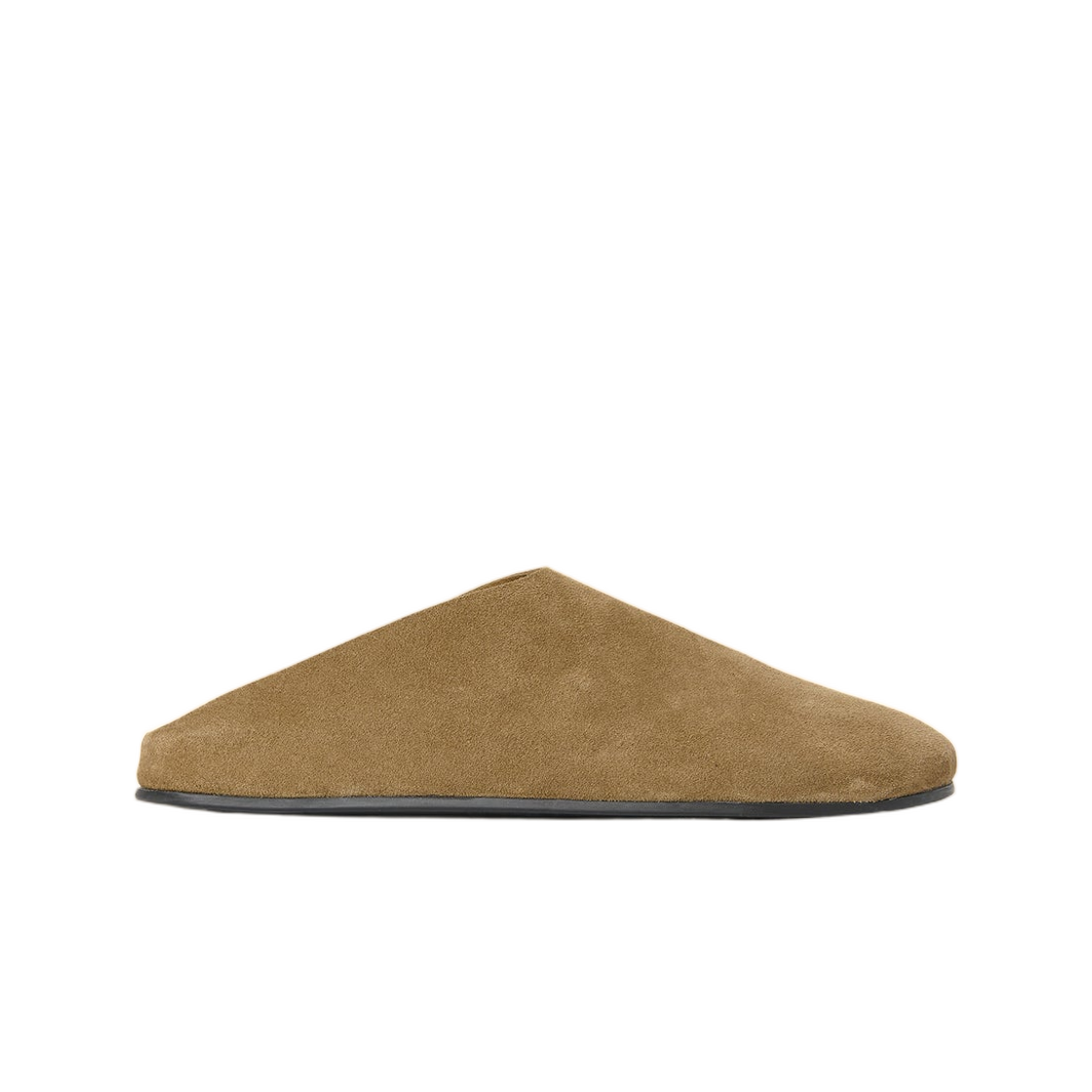 F2118L302MTR The Row Hudson Suede Slide Military