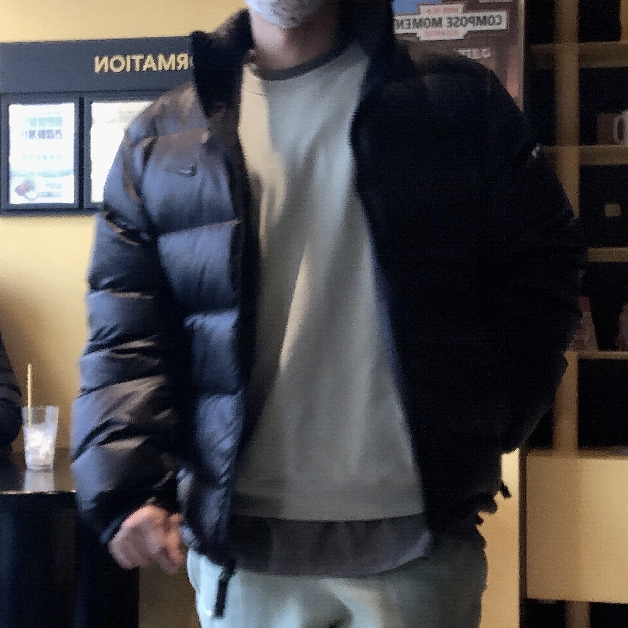 Nike x Drake Nocta Puffer Jacket Black - US/EU 착용 스타일 - 3