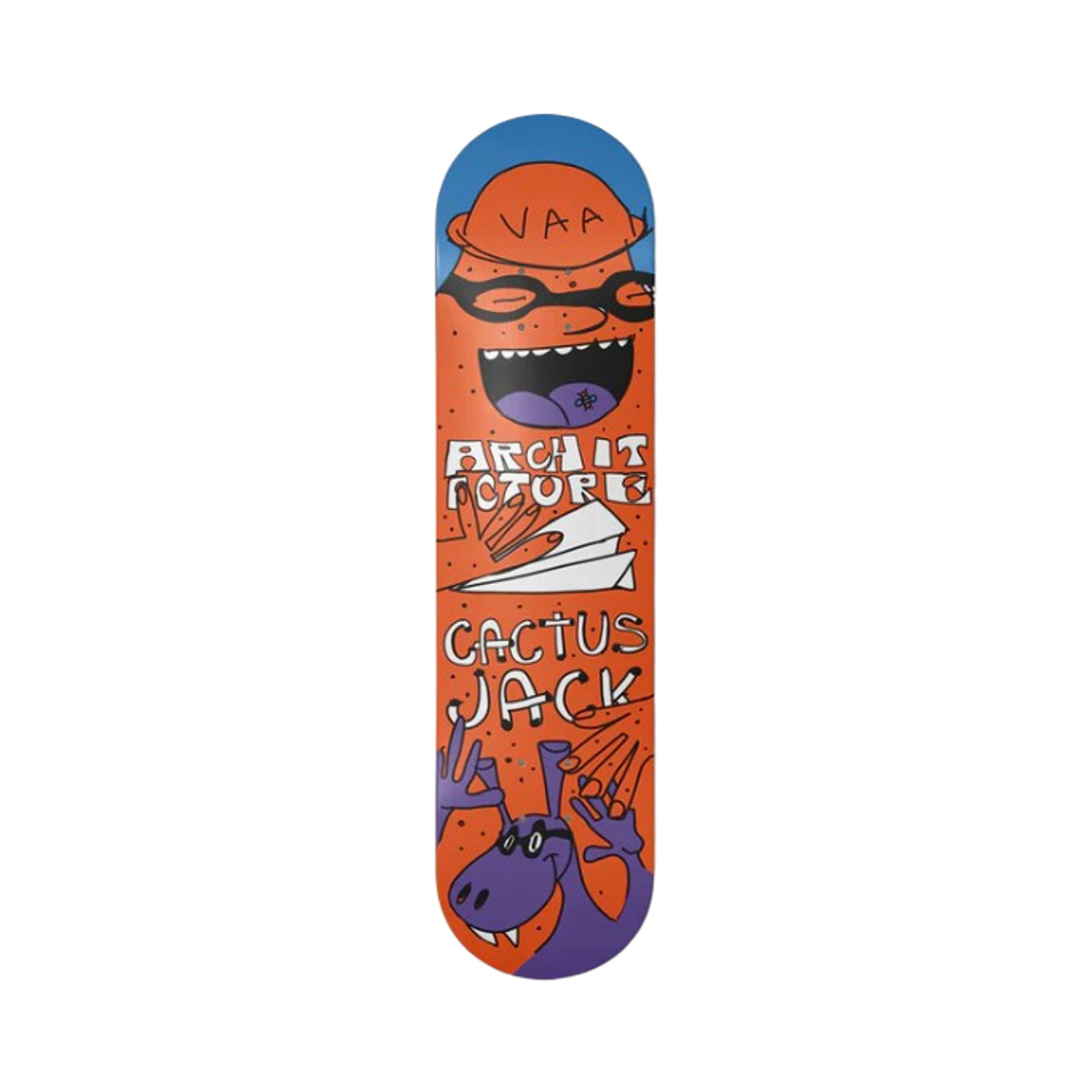 트래비스 스캇 캑터스 잭 x 아치 페이퍼 플레인 스케이트 덱(Travis Scott Cactus Jack x ARCH Paper Plane Skate Deck)