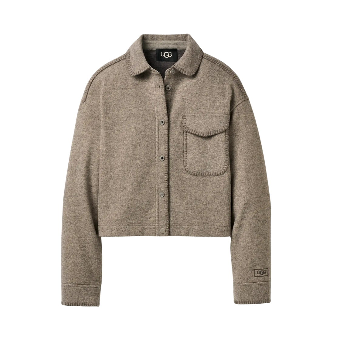 (W) 어그 토리아 자켓 그레이 헤더((W) UGG Toria Jacket Grey Heather)