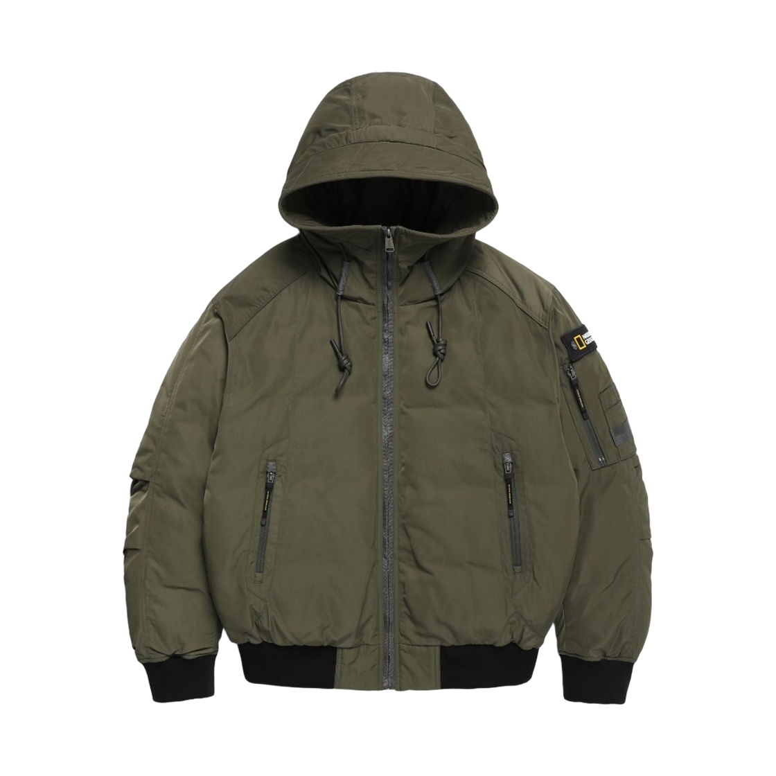 N244UDW040 National Geographic Apparel Down Jumper Khaki