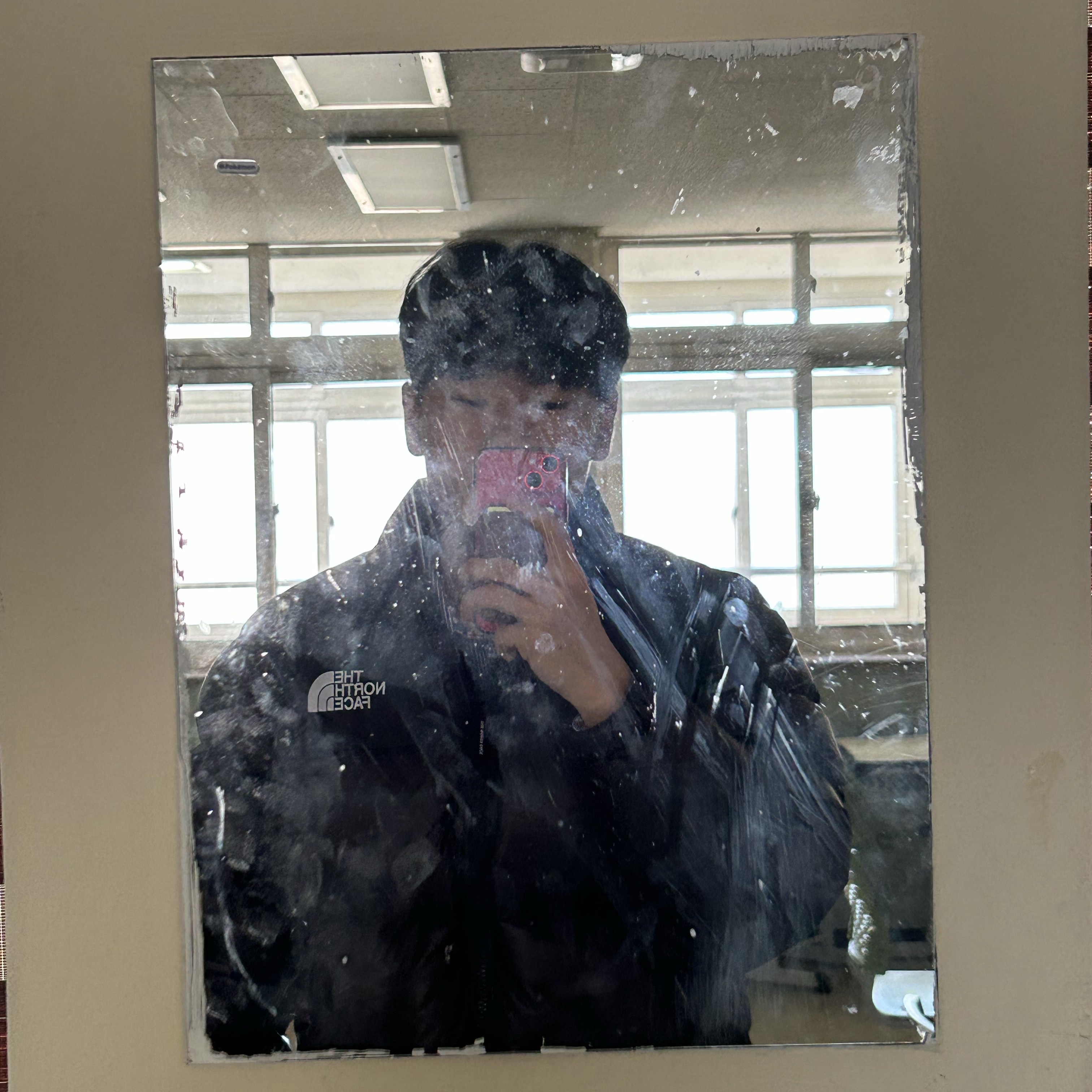 The North Face White Label Novelty Nuptse RDS Down Jacket Black 착용 스타일 - 2