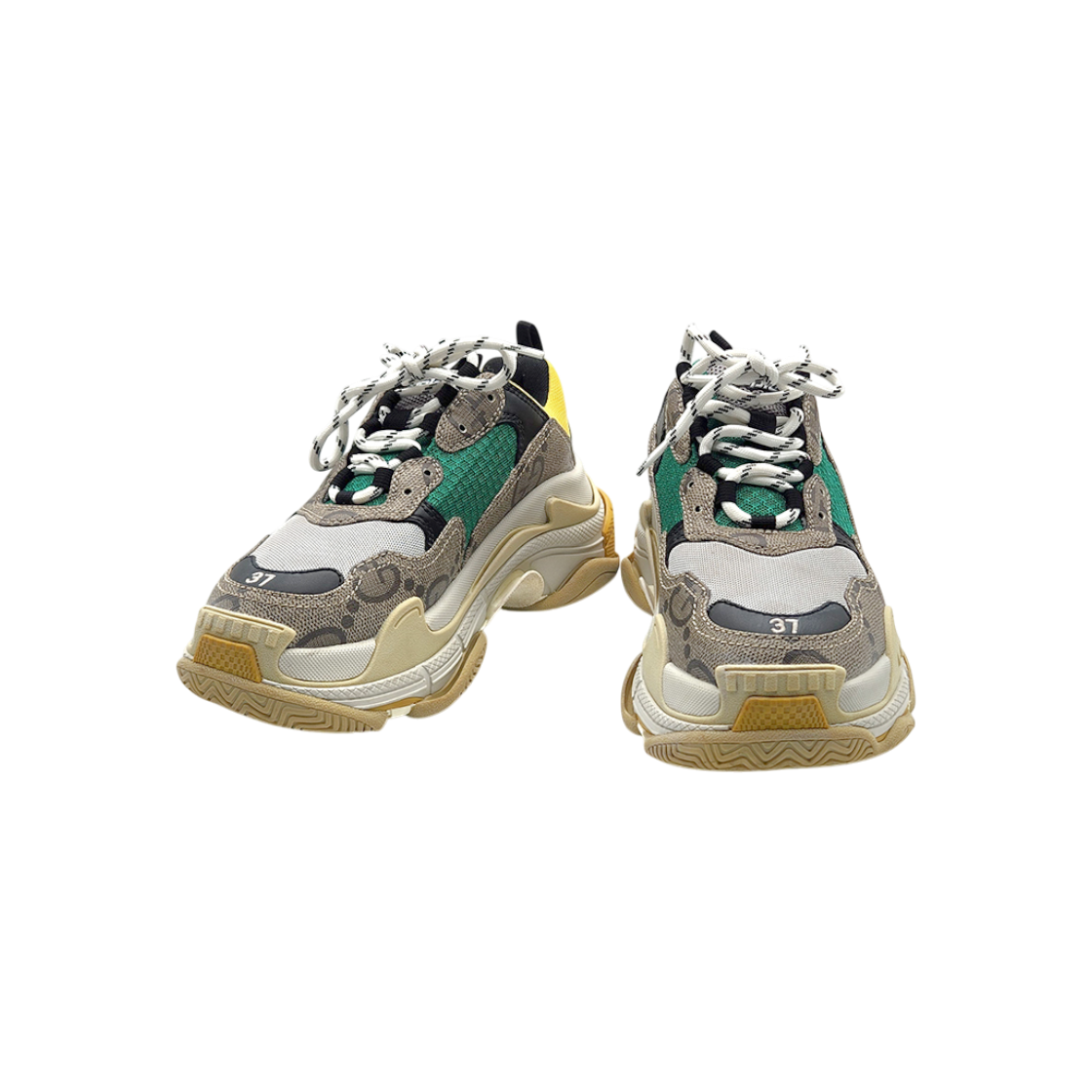 구찌 x 발렌시아가 해커 프로젝트 트리플 S 스니커즈 (677192) L567129(Gucci x Balenciaga Hacker Project Triple S Sneakers (677192) L567129)