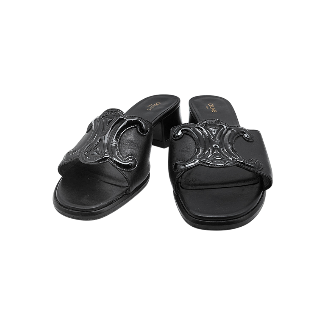 ITS7JHOOIOP9 Celine Triumph Clemence Mule Slippers L598840