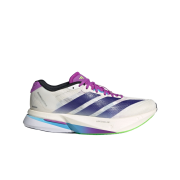 (W) Adidas Adizero Boston 13 Core White Collegiate Purple