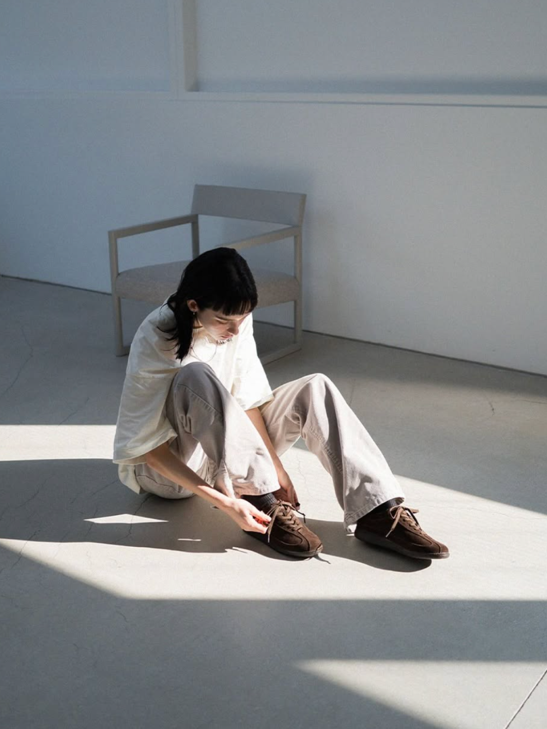 (W) Nike Air Force 1 '07 Cacao Wow, Fila Echappe Choco 착용 스타일 - 4