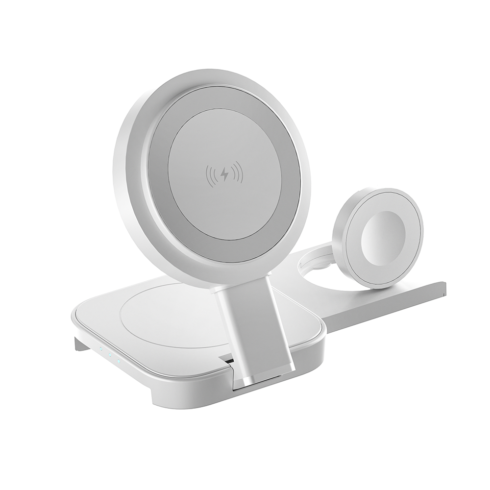 UC315WMS AlloKorea 3-in-1 iPhone Maxafe Magic Pro Foldable Fast Wireless Charger UC315WMS