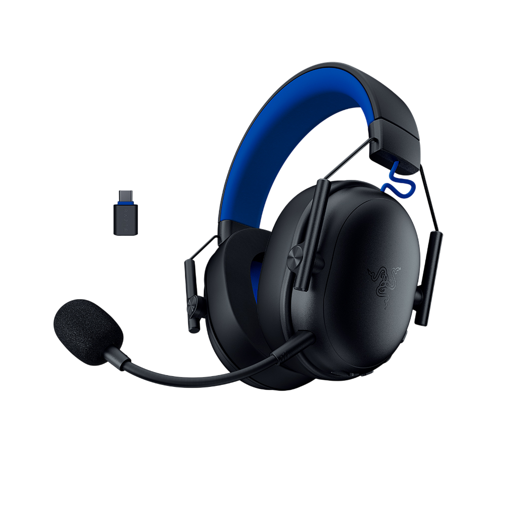 레이저 블랙샤크 V3 X 플레이스테이션 공식라이센스 PS5/PC겸용 무선 게이밍 헤드셋 블랙(Razer Blackshark V3 X Hyperspeed for Playstation Black)