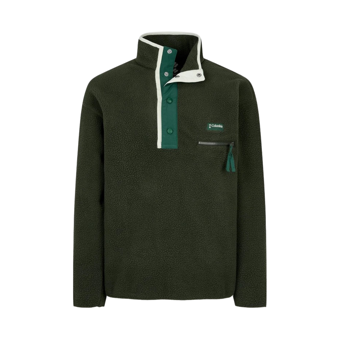 컬럼비아 헬베시아 II 하프 스냅 플리스 풀오버 그린스케이프(Columbia Helvetia II Half Snap Fleece Pullover Greenscape)