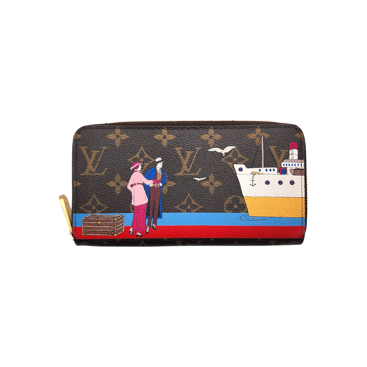 ITEOKQQTD5K7 Louis Vuitton Monogram Zippy Wallet