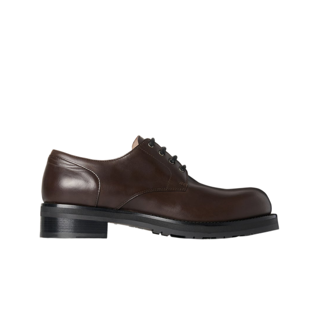 F2114L609LQB The Row Derby Lug Sole Lacquer Brown