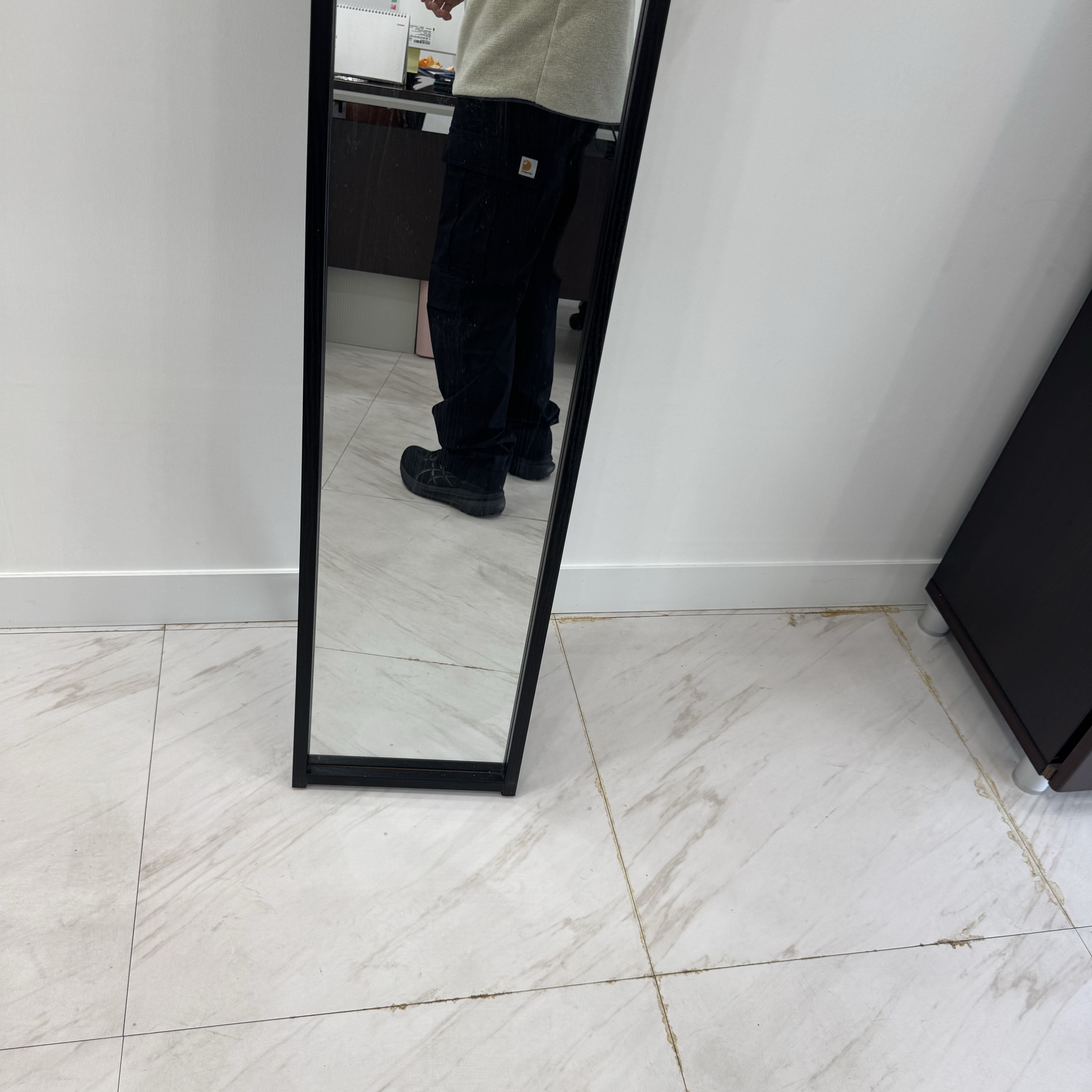 Carhartt WIP Columbia Ripstop Regular Cargo Pants Black, Asics Gel-Kayano 31 Black - 4E Extra Wide 착용 스타일 - 3