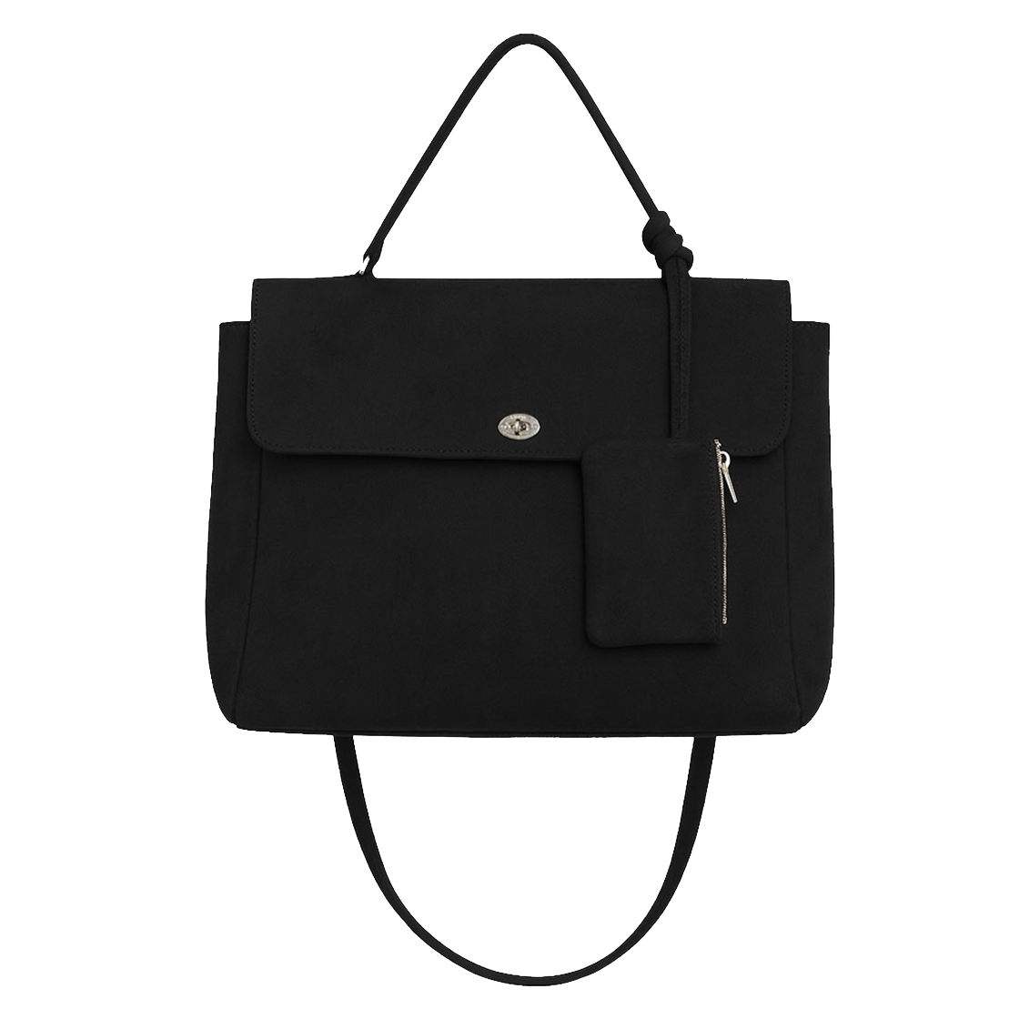 아노에틱 스웨이드 누아 백 블랙(Anoetic Suede Nua Bag Black)