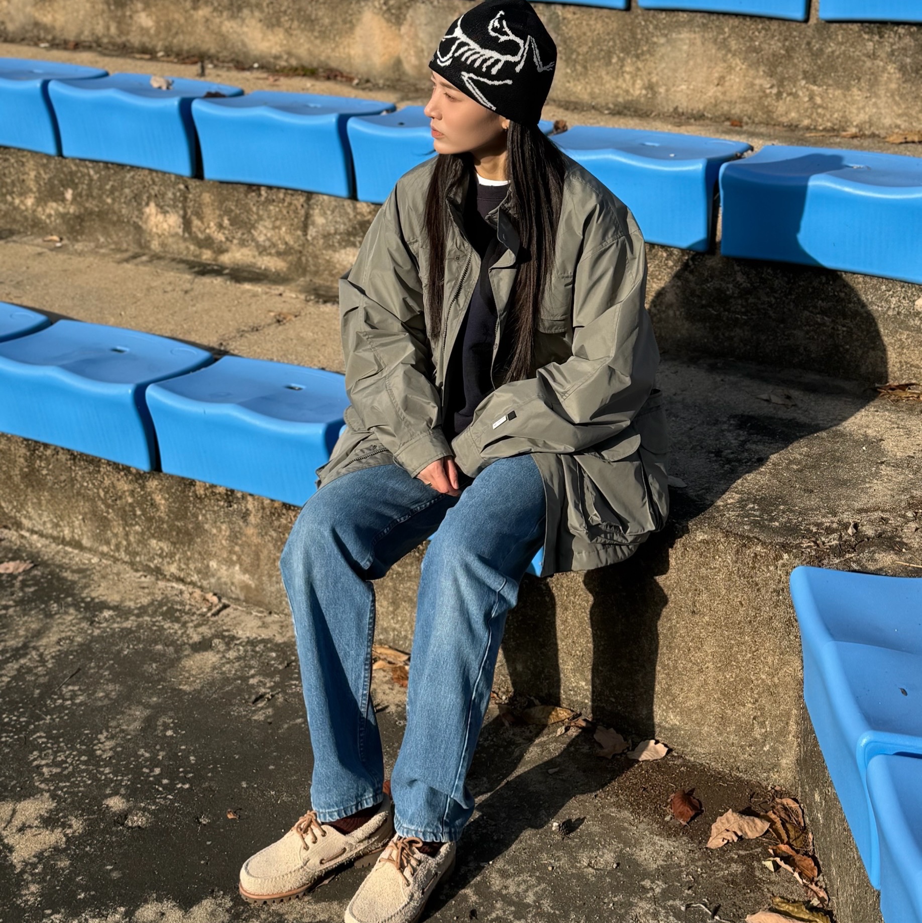 Arc'teryx Bird Head Toque Orca 착용 스타일 - 2