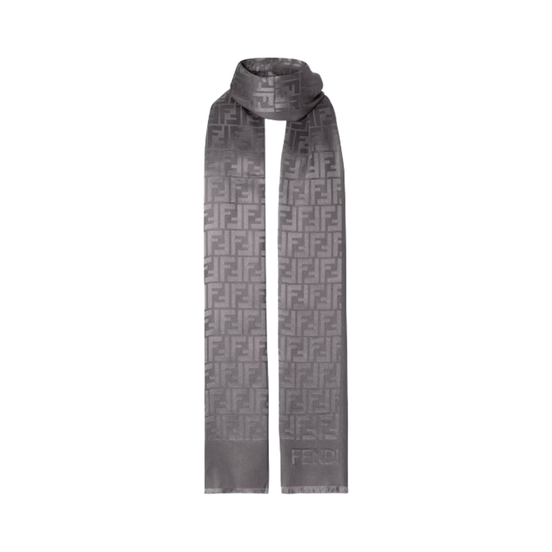 펜디 FF 실크 스톨 그레이(Fendi FF Silk Stole Grey)