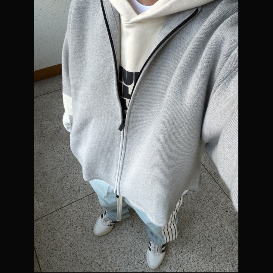 Fear of God Denim Striped Forum Pant Light Indigo, Adidas x Fear of God Athletics Los Angeles Cream White 착용 스타일 - 2